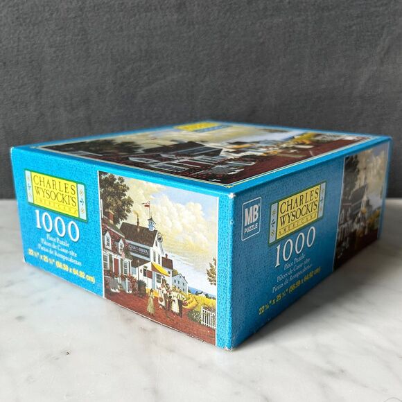 Fun Lovin' Silly Folks Charles Wysocki's Americana 1000 Piece Puzzle - Complete - Picture 6 of 8